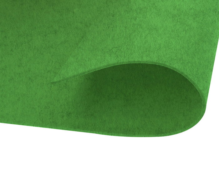 Innspiro Fieltro acrílico verde fuerte con láminas adhesivas 20x30cm x 2mm