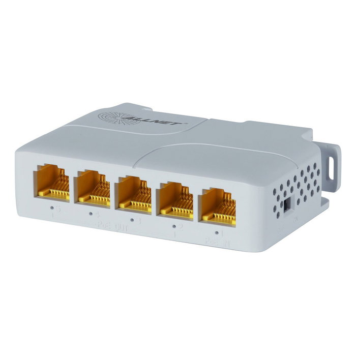 ALLNET ALL-SG8005PD-BT90 Switch PoE No Administrado Gigabit Ethernet 5 Puertos (4 PoE) 90W Montaje en Rack/DIN Rail