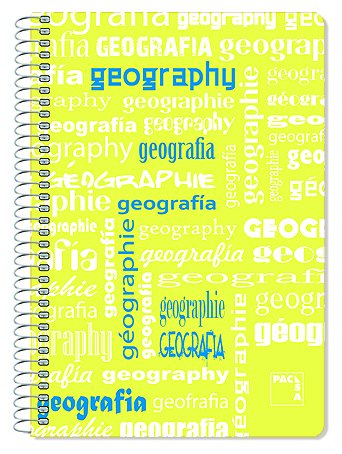 PACSA Bloc de Asignaturas Geografía Tapa PP 4º 80h Cuadriculado 4x4 90g (Set de 4) PACSA Bloc de Asignaturas Geografía Tapa PP 4º 80h Cuadriculado 4x4 90g (Set de 4)
