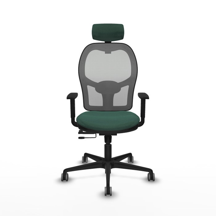 PIQUERAS Y CRESPO Silla de oficina Jorquera Sincro/Traslack Verde botella y Gris PIQUERAS Y CRESPO Silla de oficina Jorquera Sincro/Traslack Verde botella y Gris