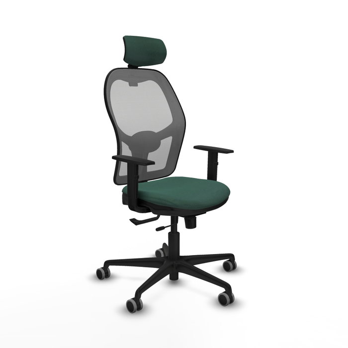 PIQUERAS Y CRESPO Silla de oficina Jorquera Sincro/Traslack Verde botella y Gris PIQUERAS Y CRESPO Silla de oficina Jorquera Sincro/Traslack Verde botella y Gris