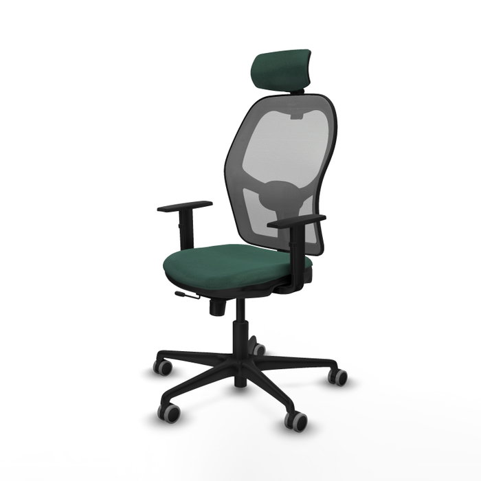 PIQUERAS Y CRESPO Silla de oficina Jorquera Sincro/Traslack Verde botella y Gris PIQUERAS Y CRESPO Silla de oficina Jorquera Sincro/Traslack Verde botella y Gris