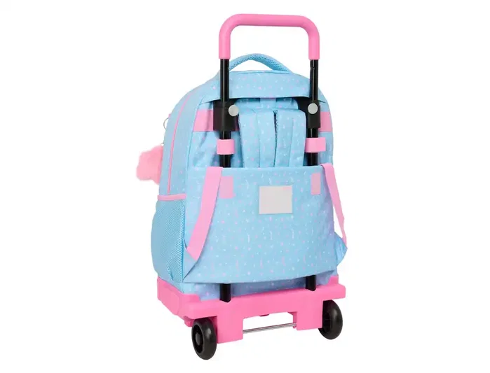 Safta Mochila Grande con Ruedas Compact Extraíble Blackfit8 Smile