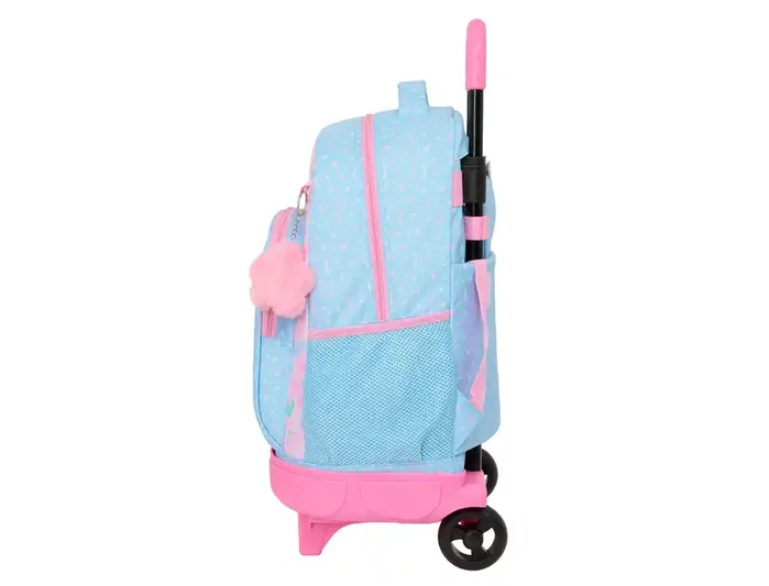 Safta Mochila Grande con Ruedas Compact Extraíble Blackfit8 Smile