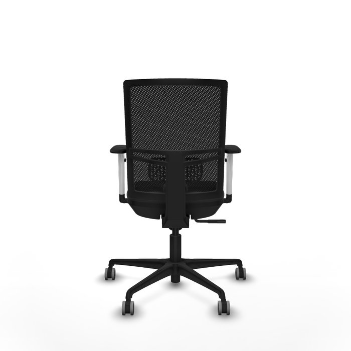 PIQUERAS Y CRESPO Silla de oficina Yunquera con mecanismo Sincro Gris oscuro/Negro