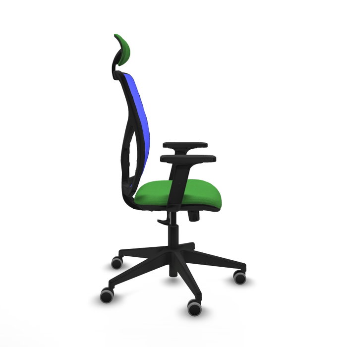 PIQUERAS Y CRESPO Silla de oficina Motilla con mecanismo Sincro, Verde y Azul PIQUERAS Y CRESPO Silla de oficina Motilla con mecanismo Sincro, Verde y Azul