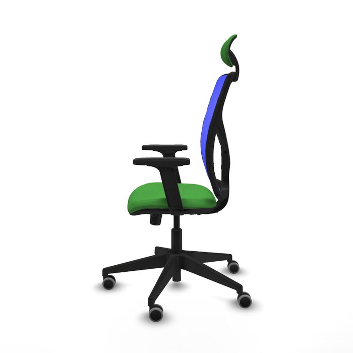 PIQUERAS Y CRESPO Silla de oficina Motilla con mecanismo Sincro, Verde y Azul PIQUERAS Y CRESPO Silla de oficina Motilla con mecanismo Sincro, Verde y Azul