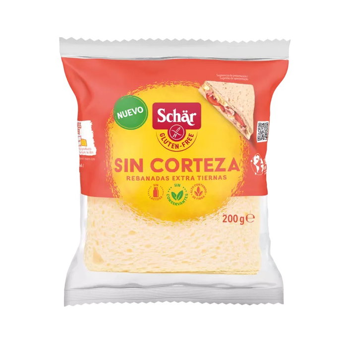 SCHAR Pan Tramezzino Sin Corteza 200 g SCHAR Pan Tramezzino Sin Corteza 200 g
