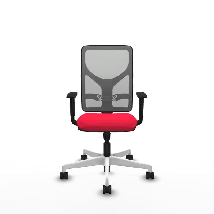 PIQUERAS Y CRESPO Silla de oficina Motilla con mecanismo Sincro, Rojo y Gris PIQUERAS Y CRESPO Silla de oficina Motilla con mecanismo Sincro, Rojo y Gris