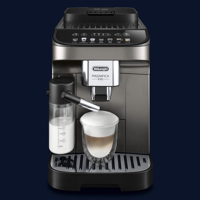 De'Longhi Magnifica Evo Milk ECAM290.81.TB Negro y Titanio De'Longhi Magnifica Evo Milk ECAM290.81.TB Negro y Titanio