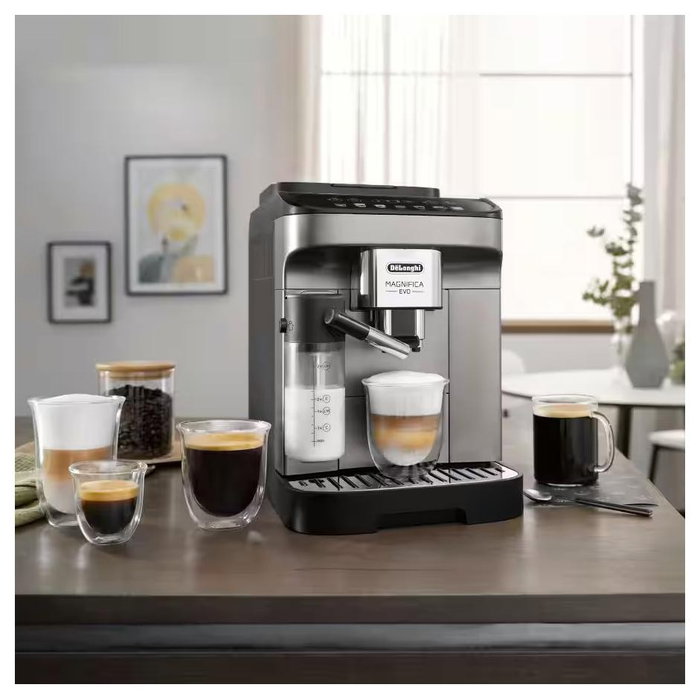 De'Longhi Magnifica Evo Milk ECAM290.81.TB Negro y Titanio De'Longhi Magnifica Evo Milk ECAM290.81.TB Negro y Titanio