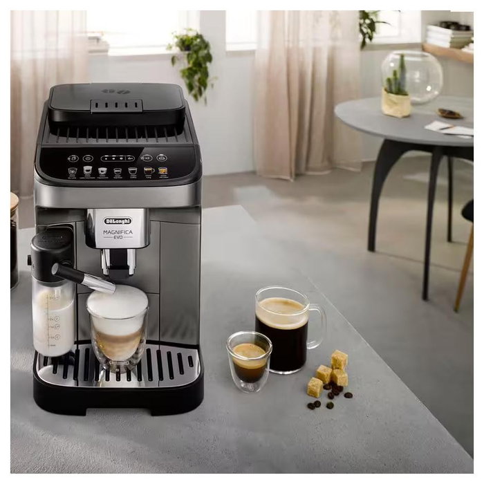 De'Longhi Magnifica Evo Milk ECAM290.81.TB Negro y Titanio De'Longhi Magnifica Evo Milk ECAM290.81.TB Negro y Titanio