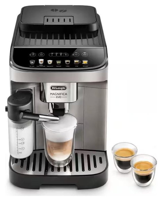 De'Longhi Magnifica Evo Milk ECAM290.81.TB Negro y Titanio De'Longhi Magnifica Evo Milk ECAM290.81.TB Negro y Titanio
