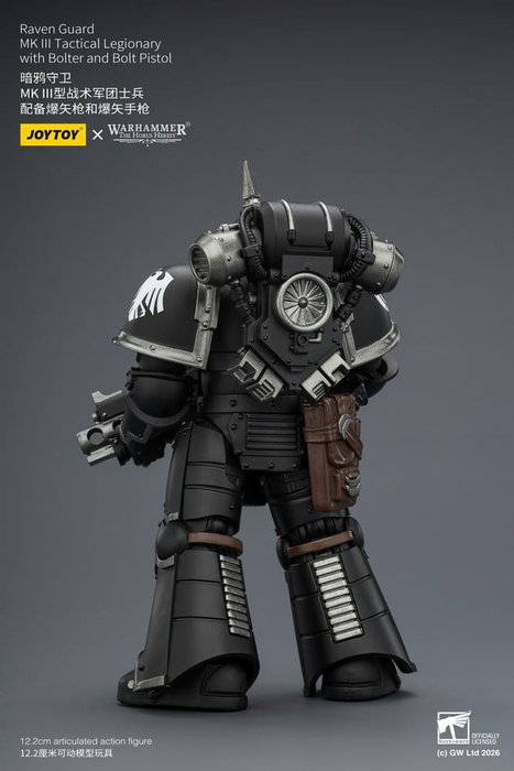 Joy Toy Warhammer 40,000 Figura Raven Guard MK III Tactical Legionary 12 cm