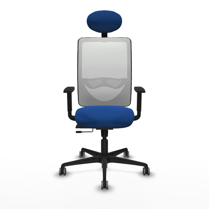 PIQUERAS Y CRESPO Silla de oficina Zulema Azul y Blanco PIQUERAS Y CRESPO Silla de oficina Zulema Azul y Blanco