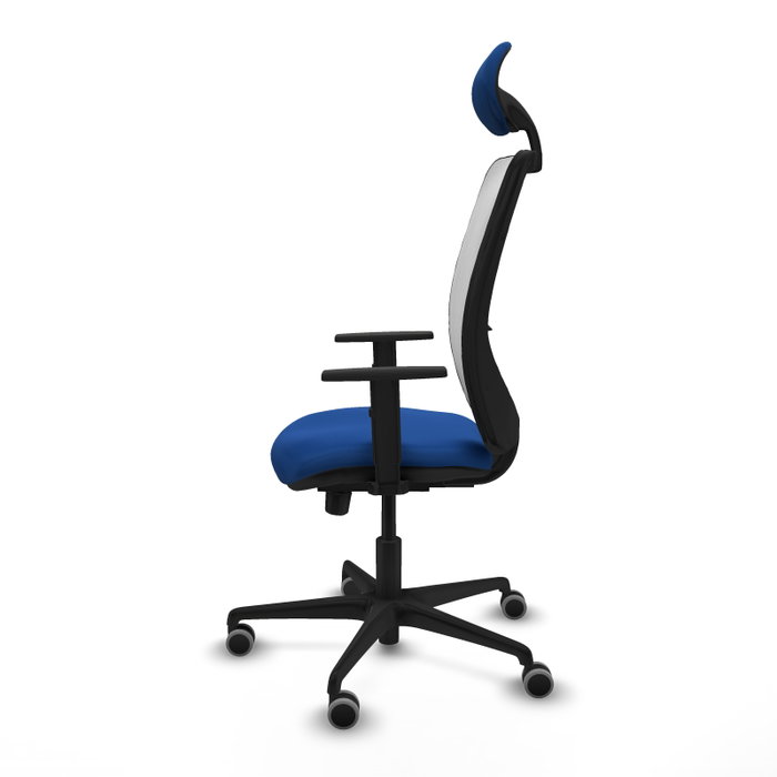 PIQUERAS Y CRESPO Silla de oficina Zulema Azul y Blanco PIQUERAS Y CRESPO Silla de oficina Zulema Azul y Blanco