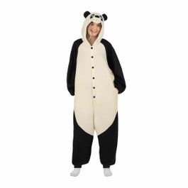 My Other Me Disfraz Oso Panda Adult Small (Kigurumi con capucha y cola) Blanco