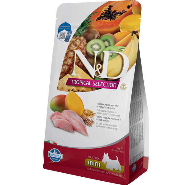 Farmina N&D Dog Tropical Selection Pollo Adult Mini 1,5kg Farmina N&D Dog Tropical Selection Pollo Adult Mini 1,5kg