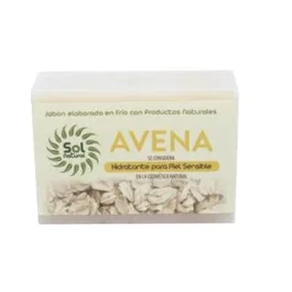 SOLNATURAL Jabón en Pastilla de Avena 100gr Hidratante Piel Sensible