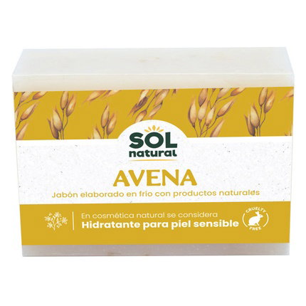 SOLNATURAL Jabón en pastilla de avena