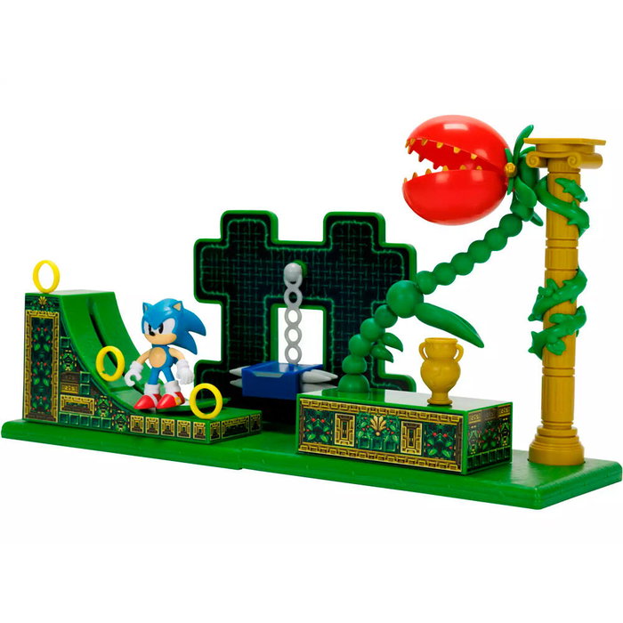JAKKS PACIFIC Playset Zona de velocidad Sonic the Hedgehog Alto 200 mm Ancho 80 mm Largo 360 mm