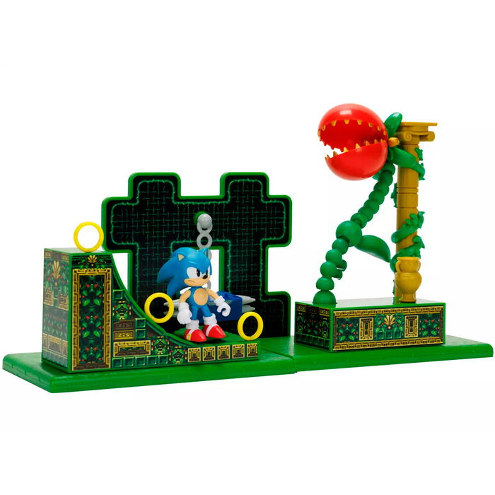 JAKKS PACIFIC Playset Zona de velocidad Sonic the Hedgehog Alto 200 mm Ancho 80 mm Largo 360 mm