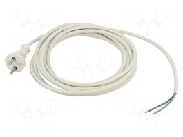 JONEX Cable de Alimentación H05VV-F 2x1mm2 5m