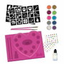 Lisciani Giochi Kit de tatuajes con purpurina de Barbie con piedras preciosas adhesivas