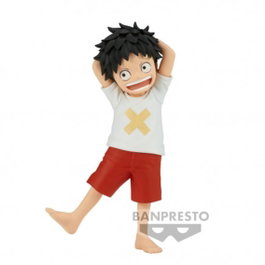 BANPRESTO Figura Monkey D. Luffy Children The Grandline Series Film Red One Piece 12cm