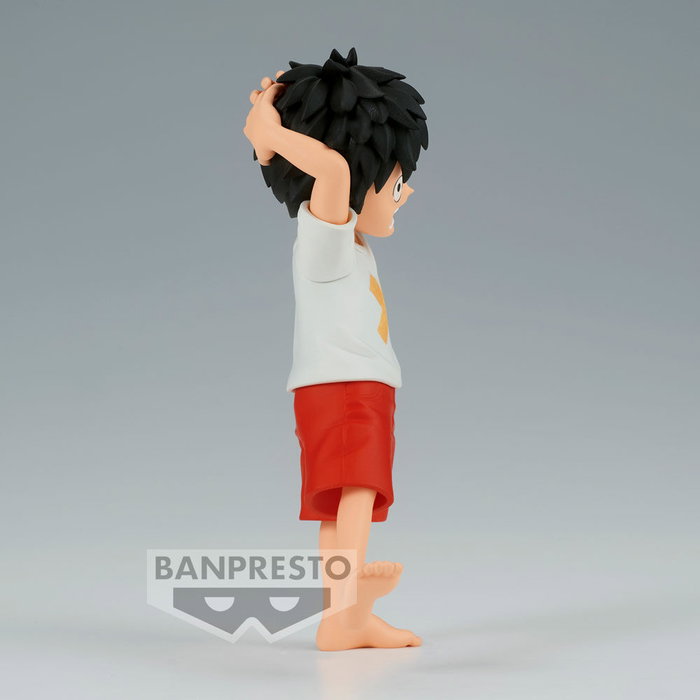 BANPRESTO Figura Monkey D. Luffy Children The Grandline Series Film Red One Piece 12cm