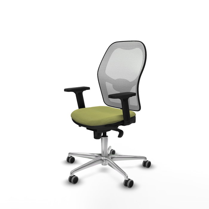 PIQUERAS Y CRESPO Silla de oficina Jorquera Verde oliva y Blanco