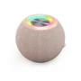 Hama 00188240 Altavoz Bluetooth Portátil Esférico (Ball Shape) - 5W, TWS, Batería 10h, Luz LED, Manos Libres, Color Rosa - Conexión AUX/USB-C/MicroSD