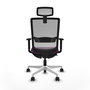 PIQUERAS Y CRESPO Silla de oficina Haches con mecanismo Sincro/Traslack, Morado y Gris