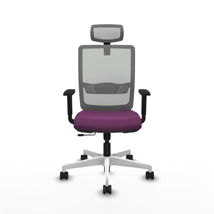 PIQUERAS Y CRESPO Silla de oficina Haches con mecanismo Sincro/Traslack, Morado y Gris PIQUERAS Y CRESPO Silla de oficina Haches con mecanismo Sincro/Traslack, Morado y Gris