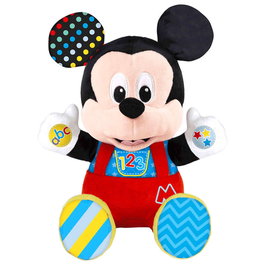 Clementoni Peluche Baby Mickey Disney Musical y Educativo Español +6 Meses