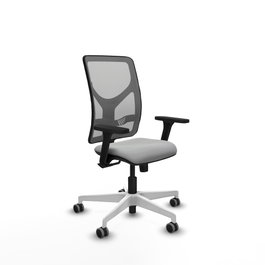 PIQUERAS Y CRESPO Silla de oficina Motilla con mecanismo Sincro, Gris claro y Gris