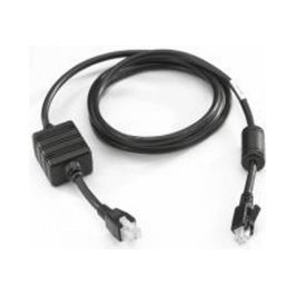 Zebra CBL-DC-382A1-01 Cable de Alimentación para Cuna de 4 Ranuras, Negro, Conector Macho-Macho, 1 pieza