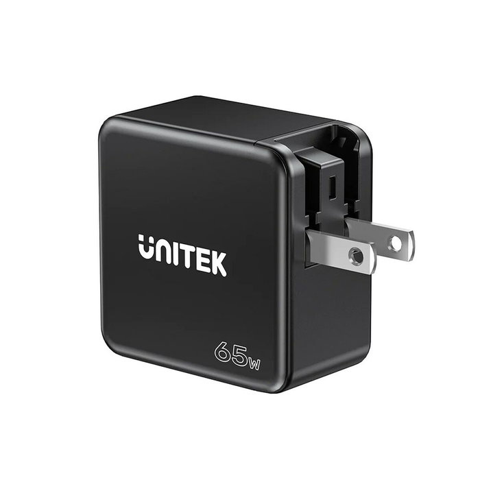 Unitek Cargador de viaje GaN PD 65W con 3 puertos