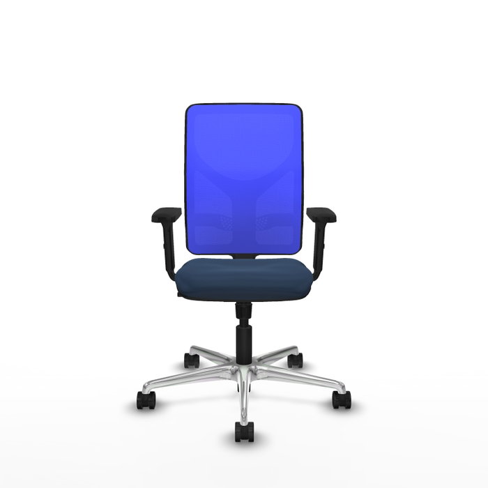 PIQUERAS Y CRESPO Silla de oficina Motilla con mecanismo Sincro, Azul marino y Azul PIQUERAS Y CRESPO Silla de oficina Motilla con mecanismo Sincro, Azul marino y Azul
