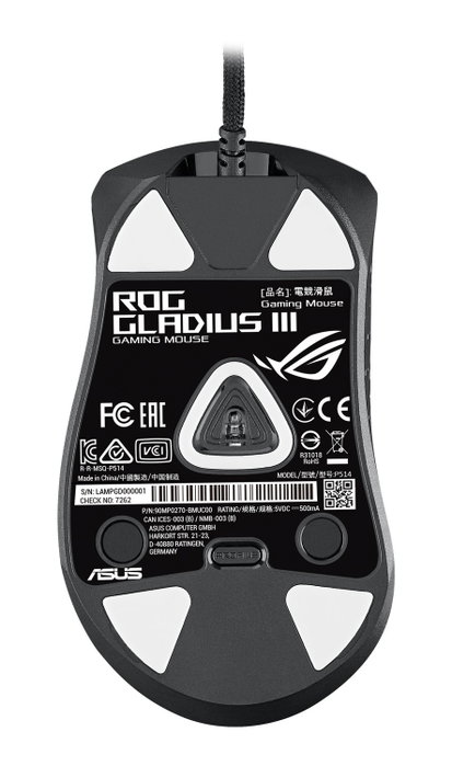 Asus ROG Gladius III Ratón Óptico 19000 DPI Negro Asus ROG Gladius III Ratón Óptico 19000 DPI Negro
