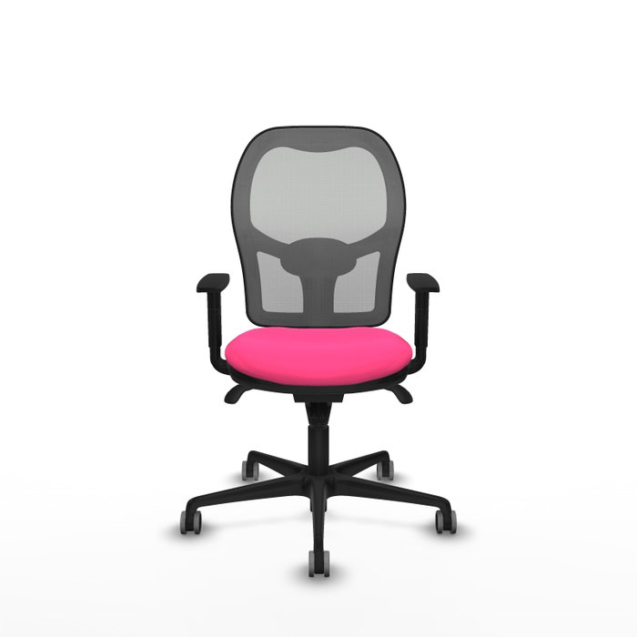 PIQUERAS Y CRESPO Silla de oficina Jorquera Rosa y Gris