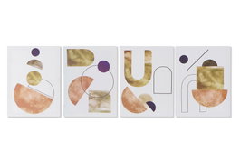 DKD Home Decor Cuadro Lienzo Abstracto 30x40x1,8 cm