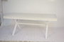 DKD Home Decor Mesa de Comedor Mango y Metal Rombo Blanco y Dorado