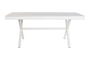 DKD Home Decor Mesa Comedor Moderno Blanco Dorado 90 x 76 x 180 cm