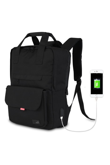 Zoozie Bags Bolsa para Portátil 2201, Resistente al Agua, con Puerto USB, para Portátiles hasta 15.6 Pulgadas, Negro Zoozie Bags Bolsa para Portátil 2201, Resistente al Agua, con Puerto USB, para Portátiles hasta 15.6 Pulgadas, Negro