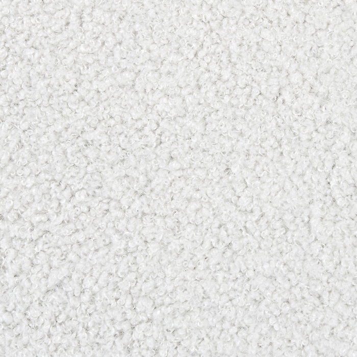 Home Deco Factory Sillón Rizo Rhea Blanco - Sillón Tapizado en Poliéster, Estructura de Madera y Hierro, Medidas 68x75x96 cm