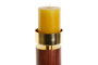 DKD Home Decor Portavelas Marron Dorado 8 x 27 x 8 cm