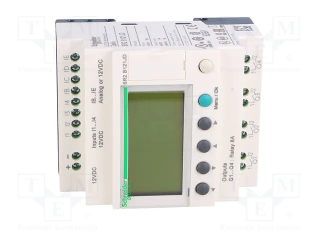 SCHNEIDER ELECTRIC Zelio Logic SR2B121JD Relé Programable Compact 12V DC SCHNEIDER ELECTRIC Zelio Logic SR2B121JD Relé Programable Compact 12V DC