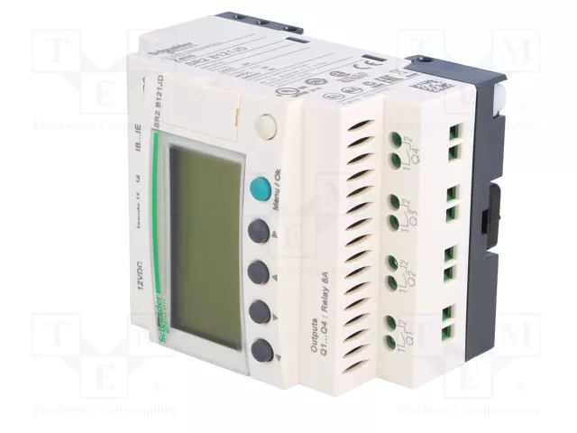 SCHNEIDER ELECTRIC Zelio Logic SR2B121JD Relé Programable Compact 12V DC SCHNEIDER ELECTRIC Zelio Logic SR2B121JD Relé Programable Compact 12V DC