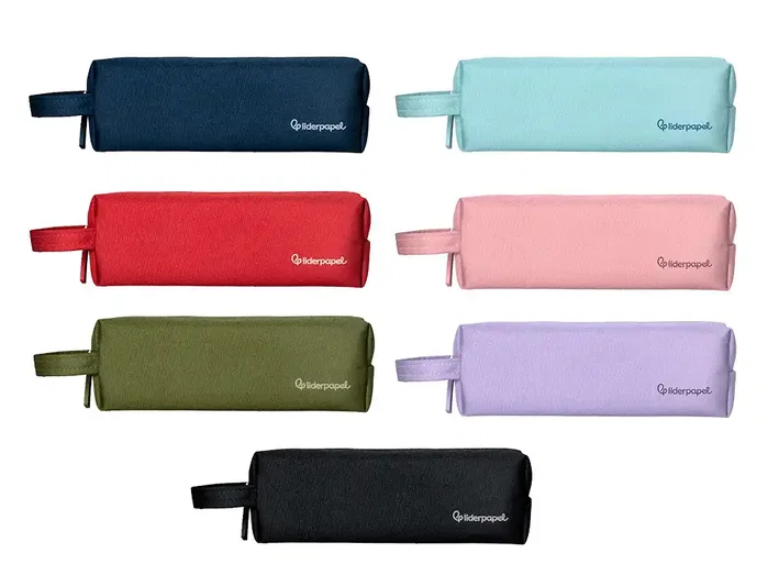 Liderpapel Estuche portatodo Classic rectangular con asa colores surtidos Liderpapel Estuche portatodo Classic rectangular con asa colores surtidos
